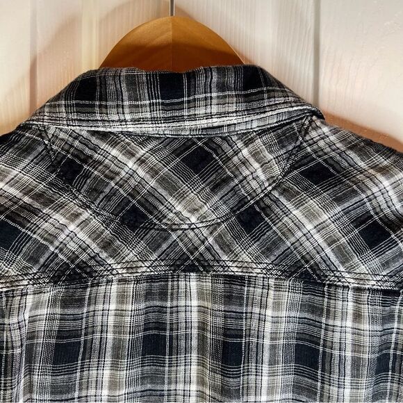 Converse One Star Button Down Top Size Medium - Picture 7 of 8